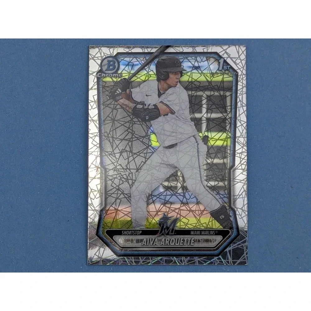 2026 Bowman Chrome Avia Arquette BCP-40 Lazer Refractor Marlins